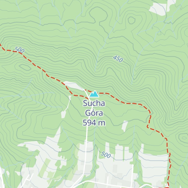 Map of Sucha Góra