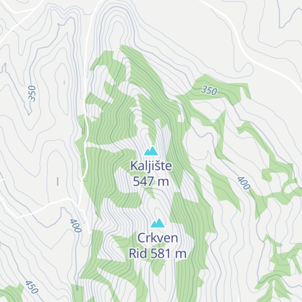 Map of Kaljište