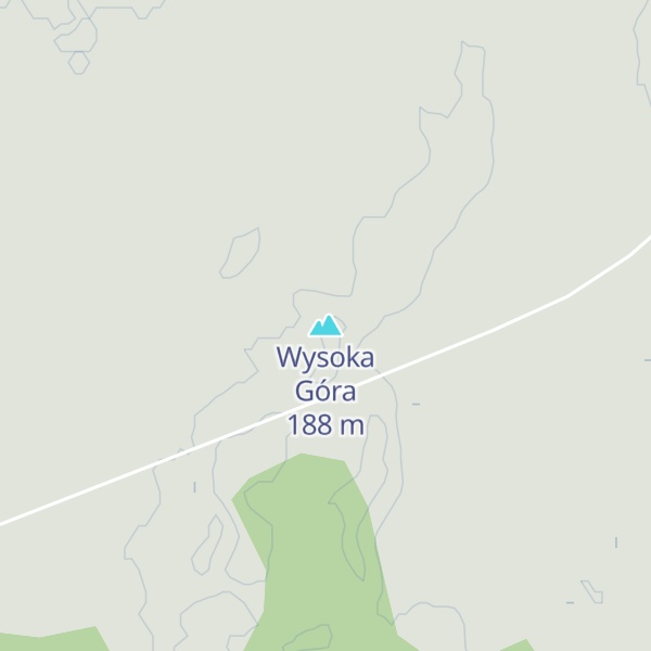 Map of Wysoka Góra