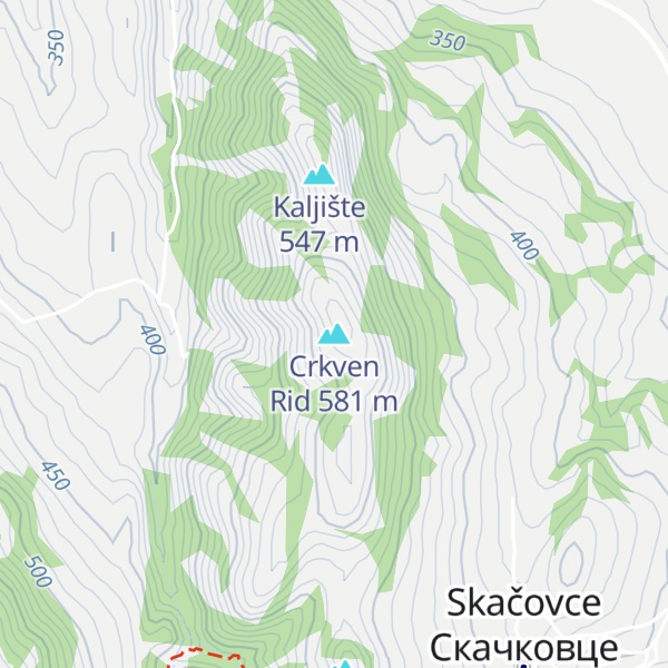 Map of Crkven Rid
