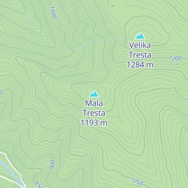 Map of Mala Tresta