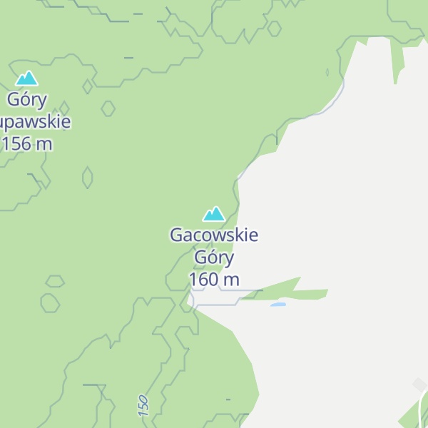 Map of Gacowskie Góry