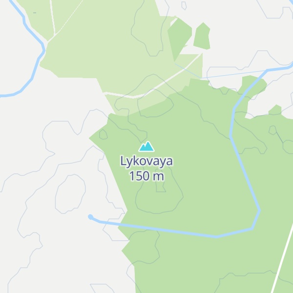 Map of Lykovaya