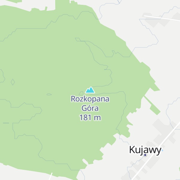 Map of Rozkopana Góra