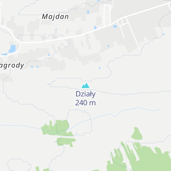 Map of Działy