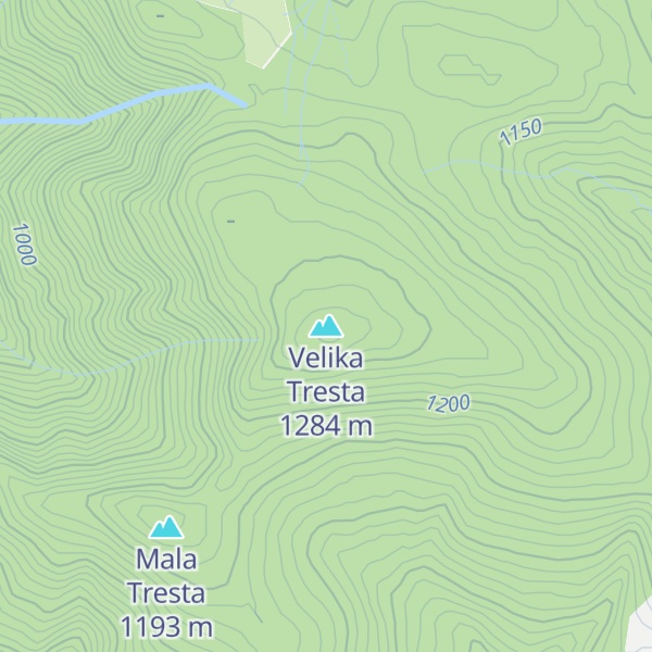 Map of Velika Tresta