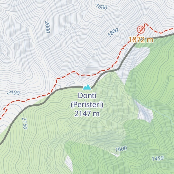 Map of Donti (Peristeri)