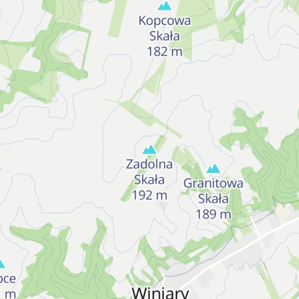 Map of Zadolna Skała