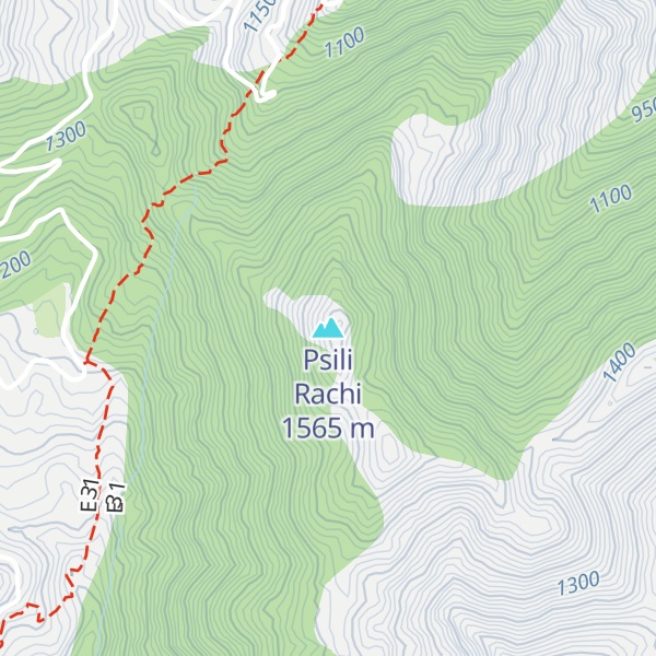 Map of Psili Rachi