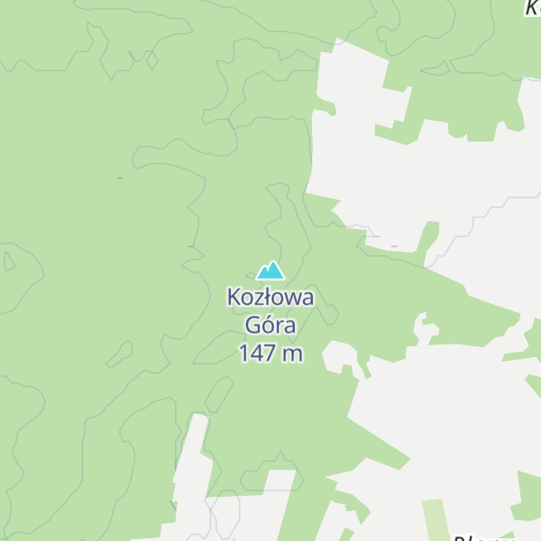 Map of Kozłowa Góra