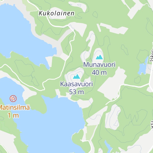 Map of Kaasavuori