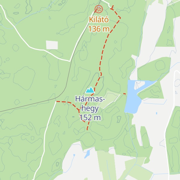 Map of Hármas-hegy