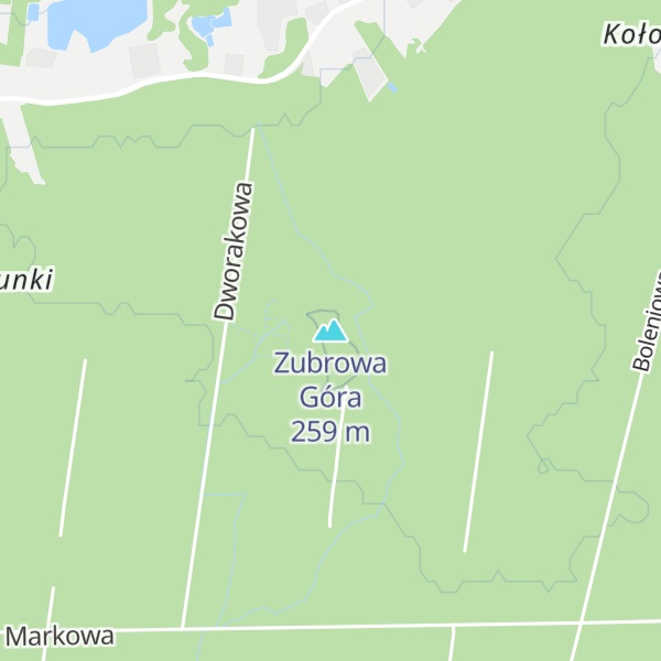 Map of Zubrowa Góra