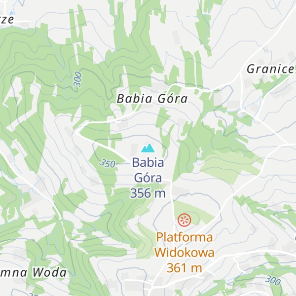 Map of Babia Góra