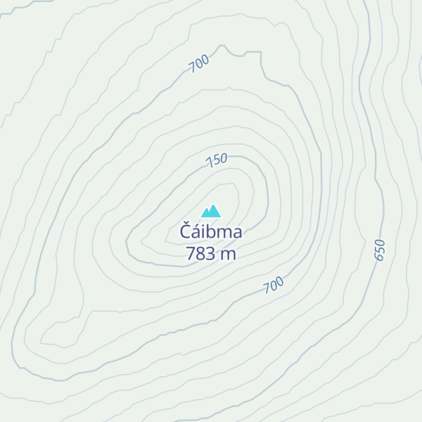 Map of Čáibma