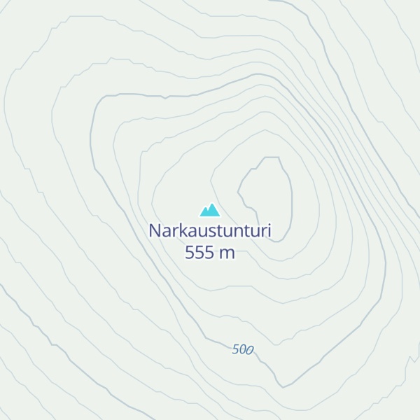 Map of Narkaustunturi