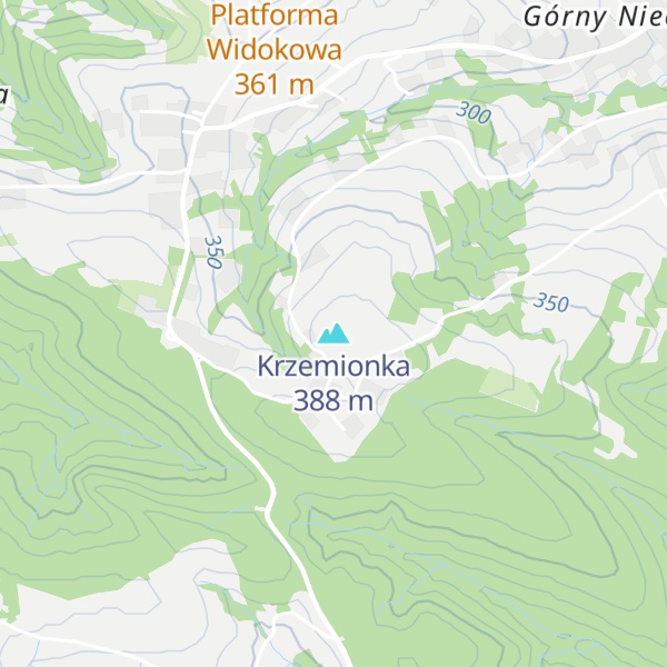 Map of Krzemionka