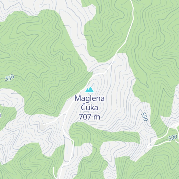 Map of Maglena Čuka