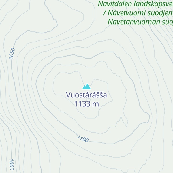 Map of Vuostárášša