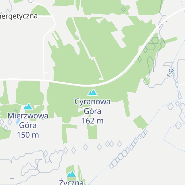 Map of Cyranowa Góra