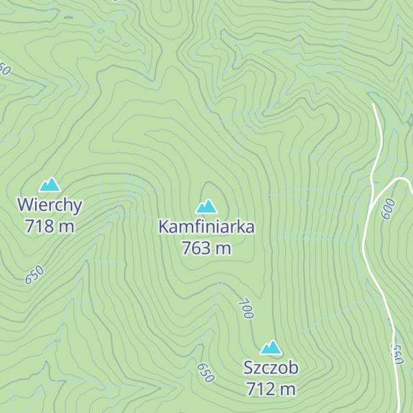 Map of Kamfiniarka