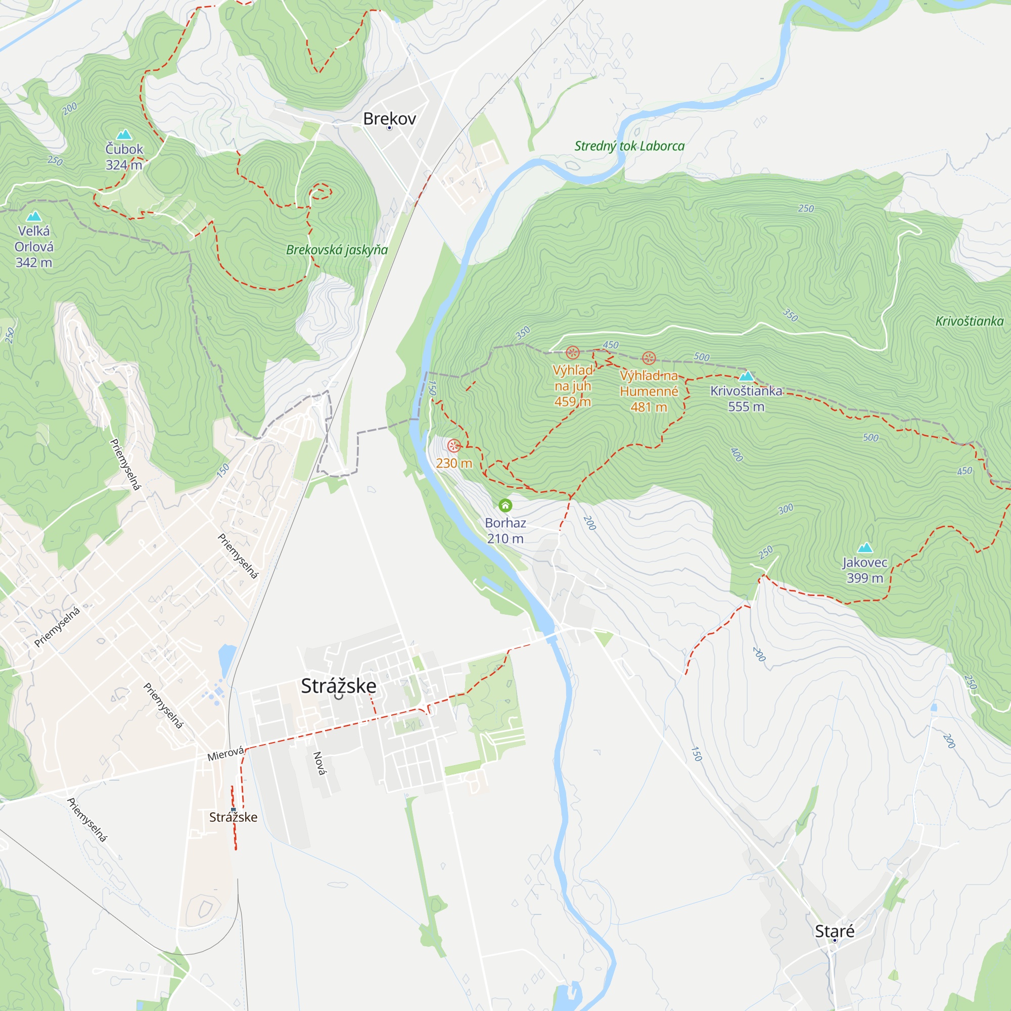 Borhaz map