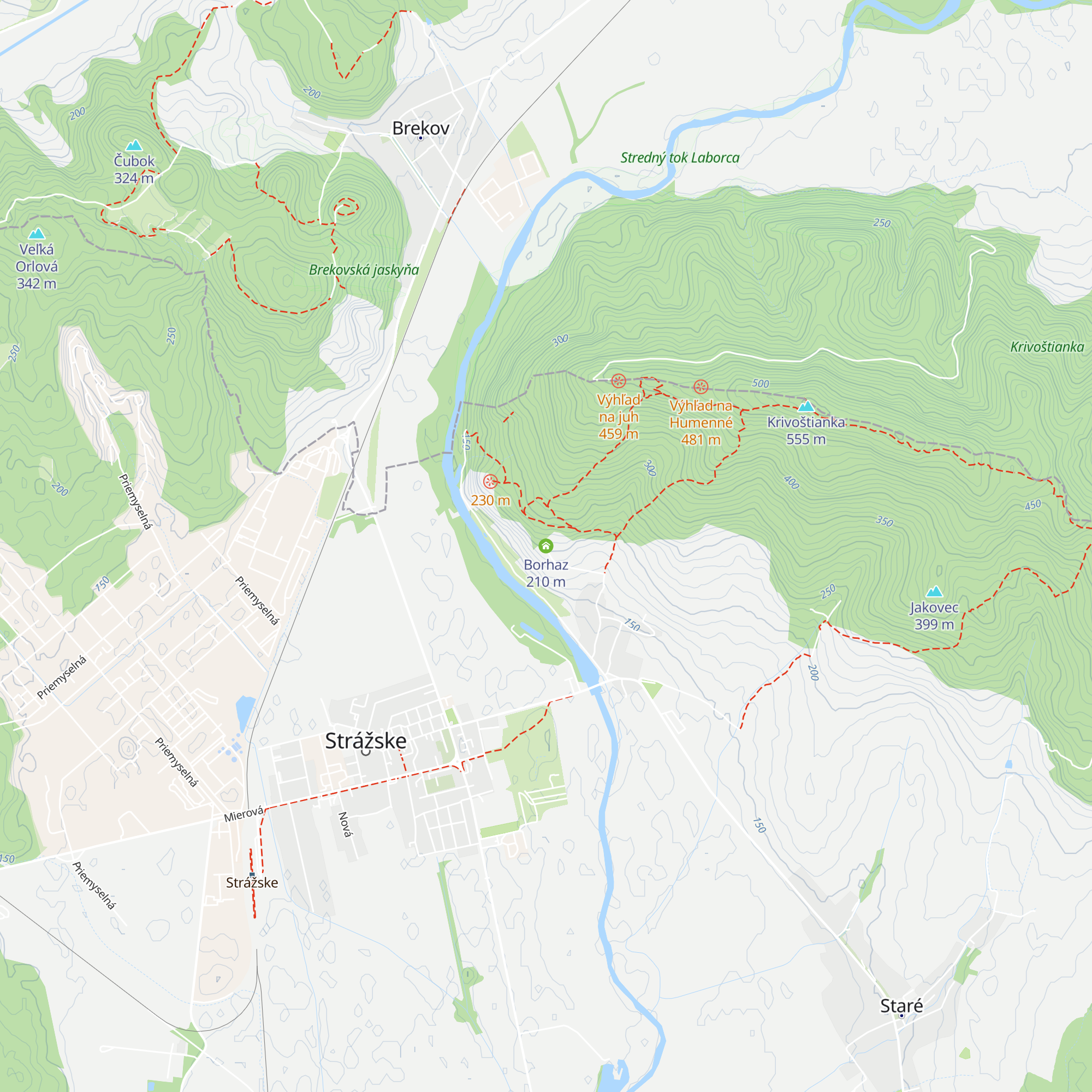 Borhaz map
