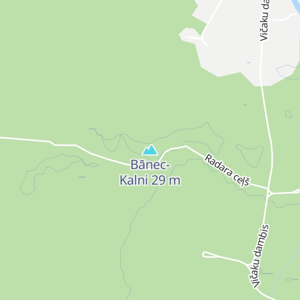 Map of Bānec-Kalni