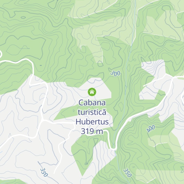 Map of Cabana turistică Hubertus