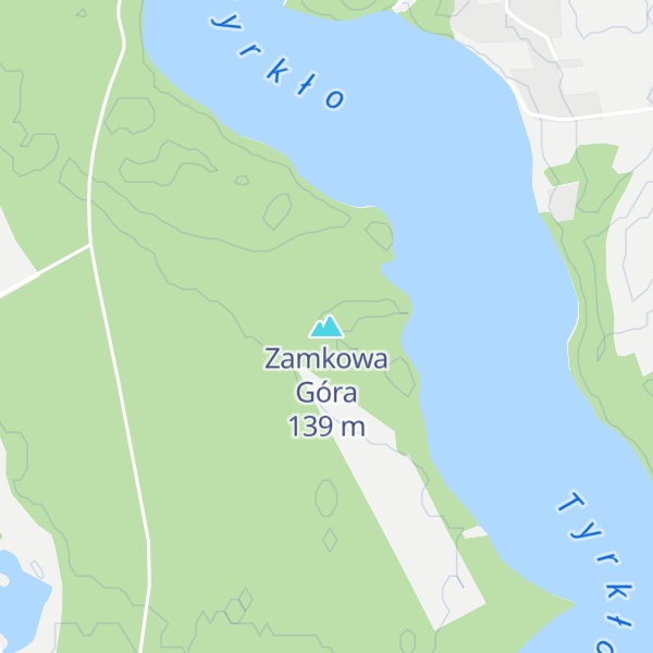 Map of Zamkowa Góra