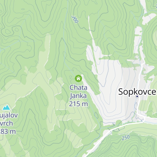 Map of Chata Janka