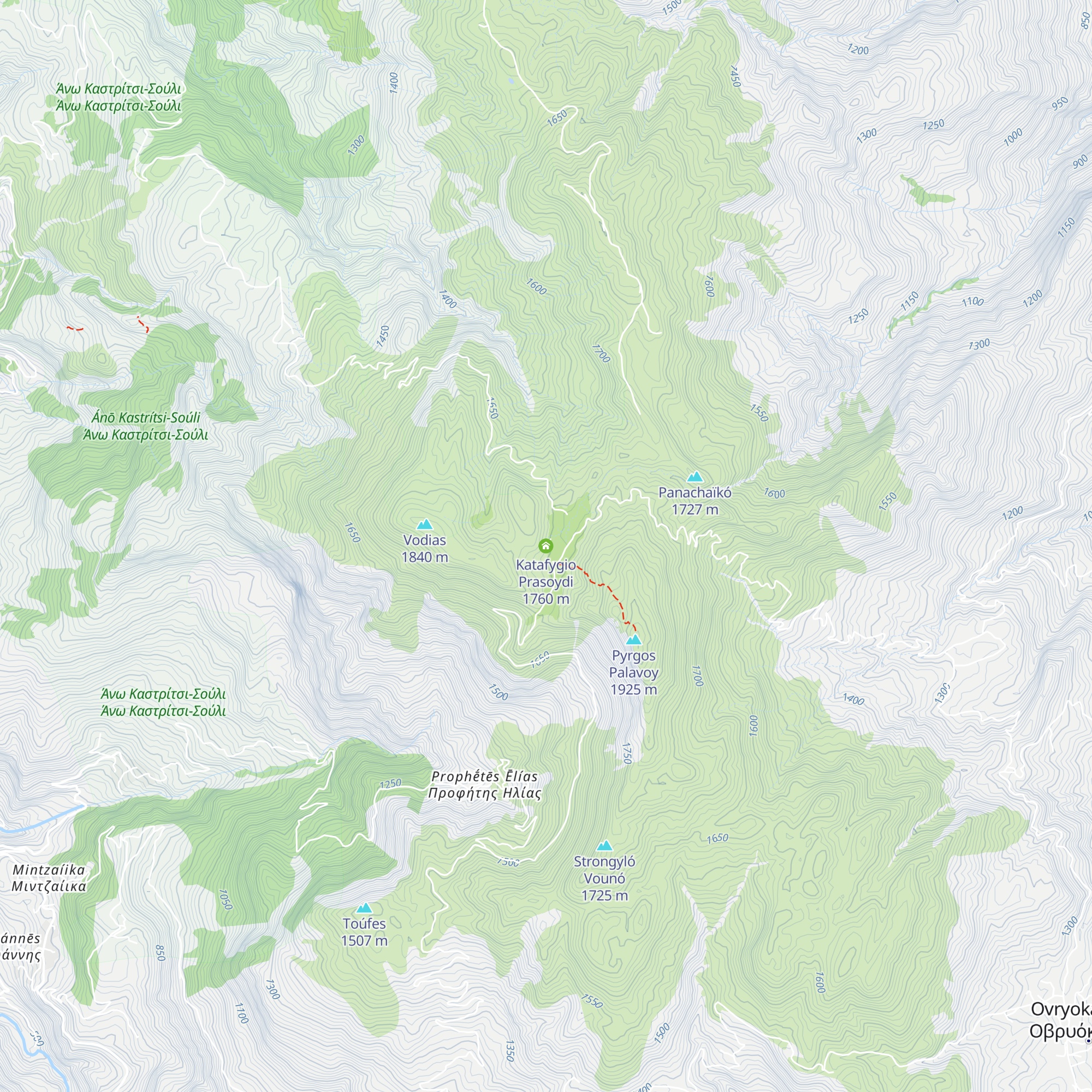 Katafygio Prasoydi map