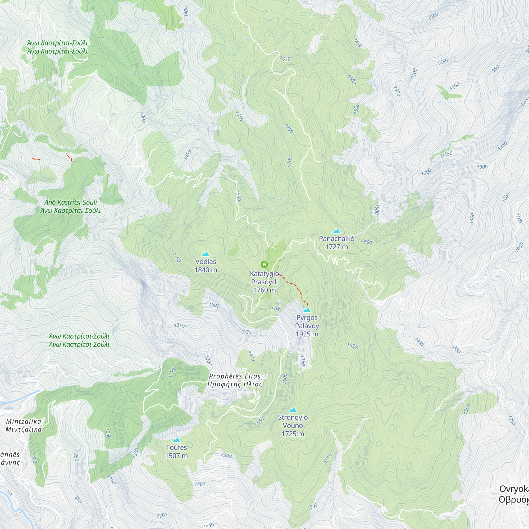 Katafygio Prasoydi map