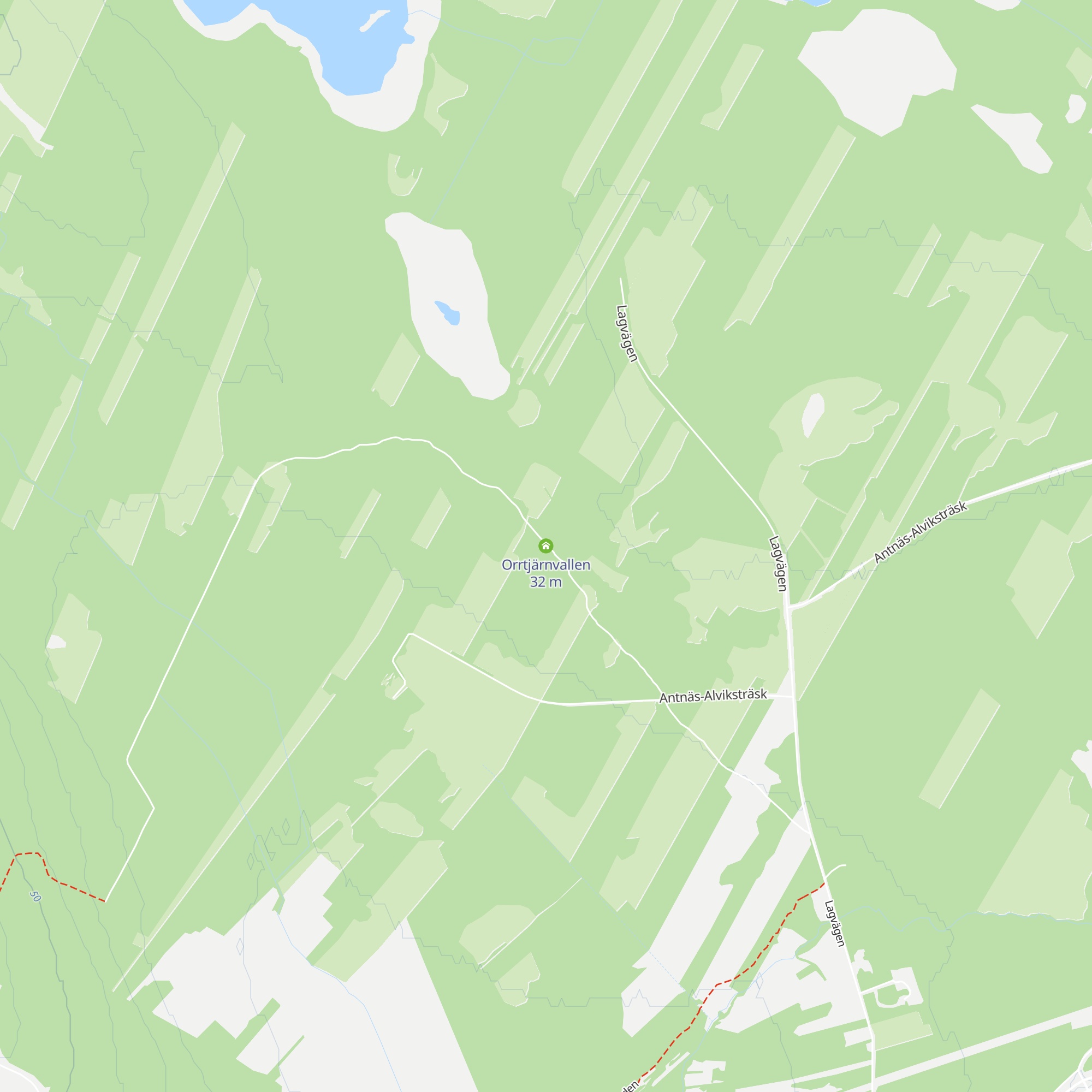 Orrtjärnvallen map