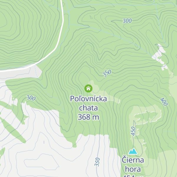 Map of Poľovnícka chata