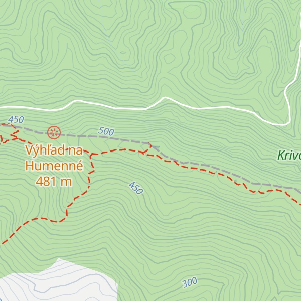 Map of Krivoštianka