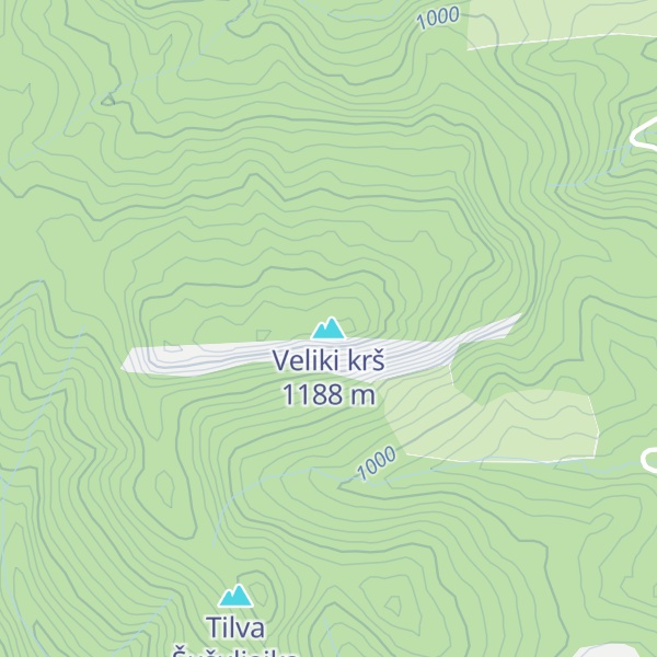 Map of Veliki krš