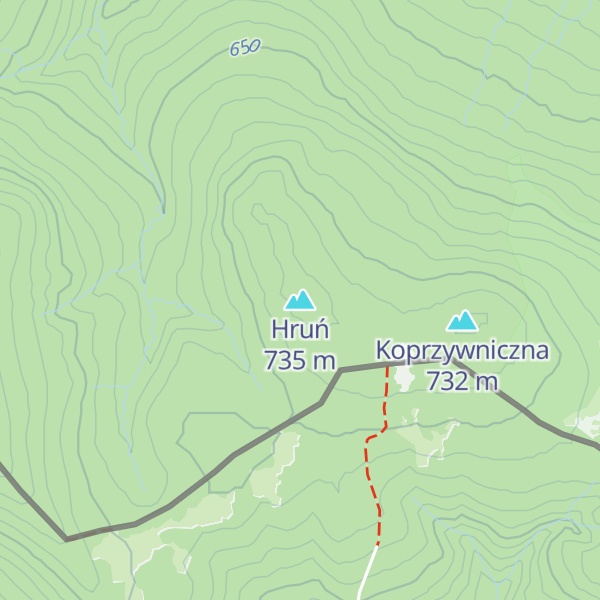 Map of Hruń