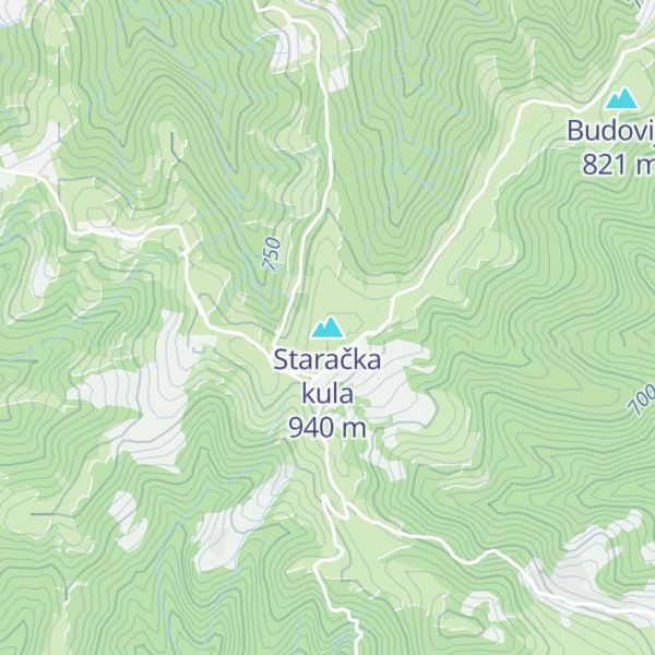 Map of Staračka kula