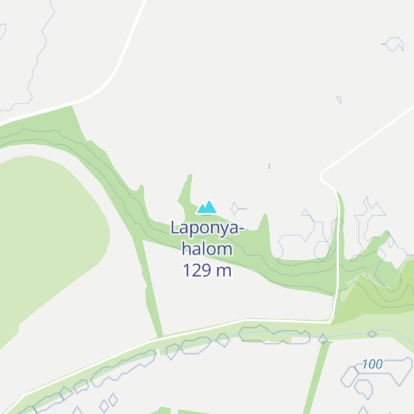 Map of Laponya-halom