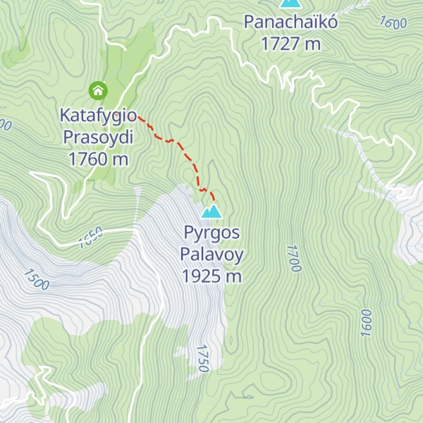 Map of Pyrgos Palavoy