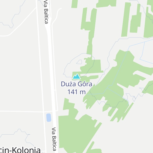 Map of Duża Góra