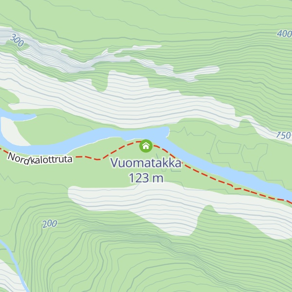 Map of Vuomatakka