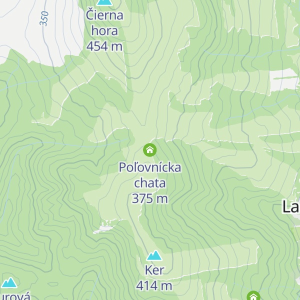 Map of Poľovnícka chata