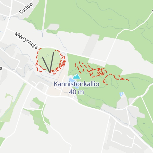 Map of Kannistonkallio