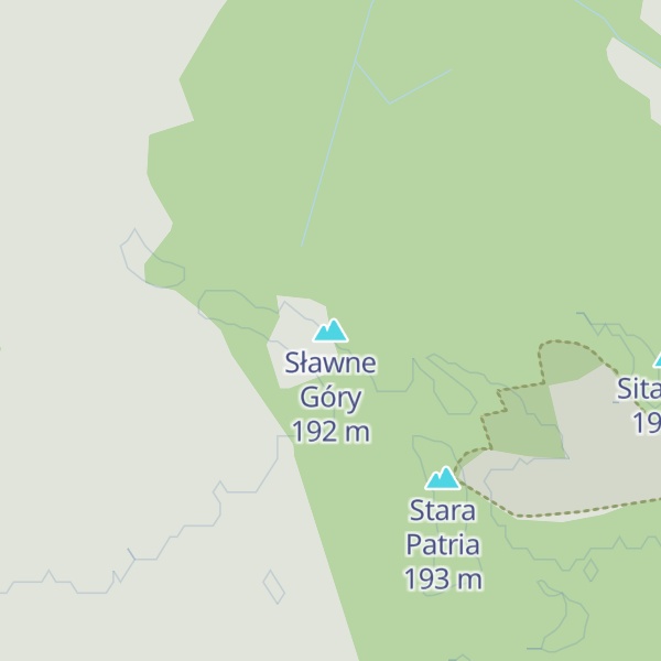 Map of Sławne Góry