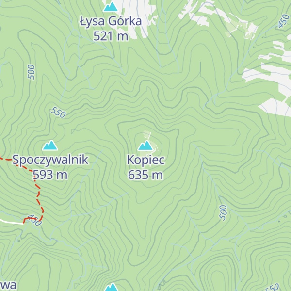Map of Kopiec