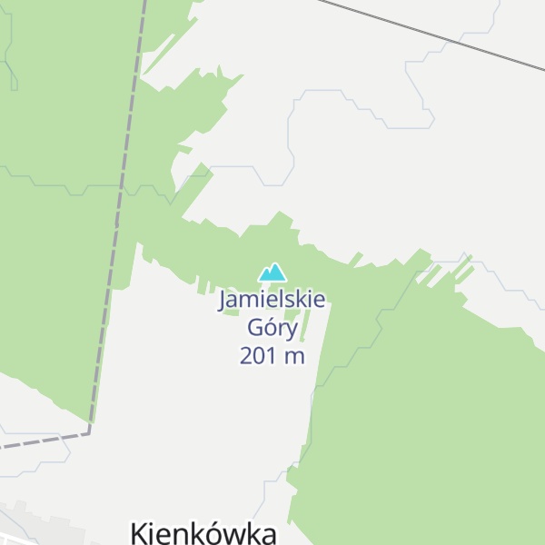 Map of Jamielskie Góry