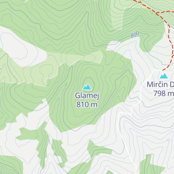 Map of Glamej