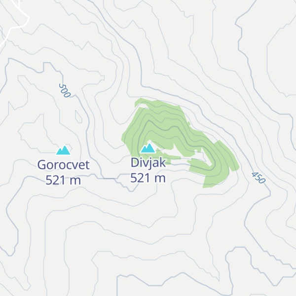 Map of Divjak